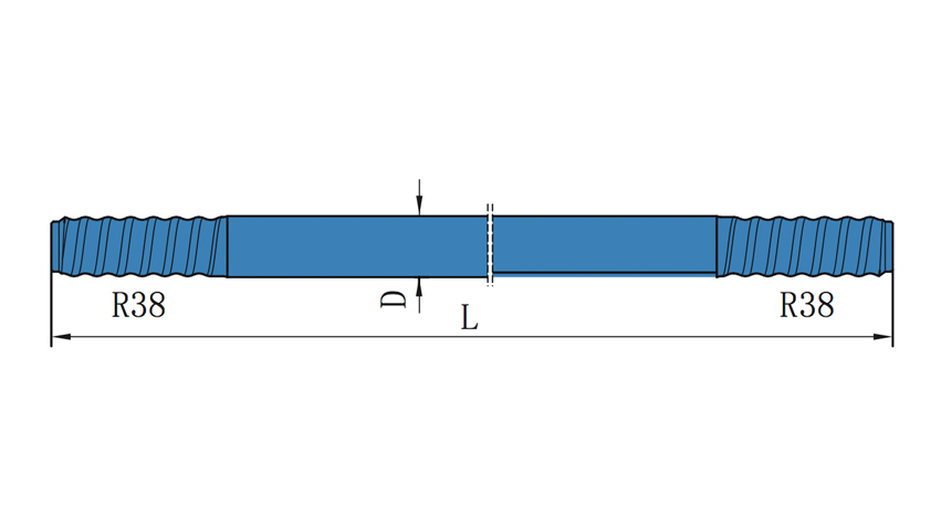 R38 Extension rod